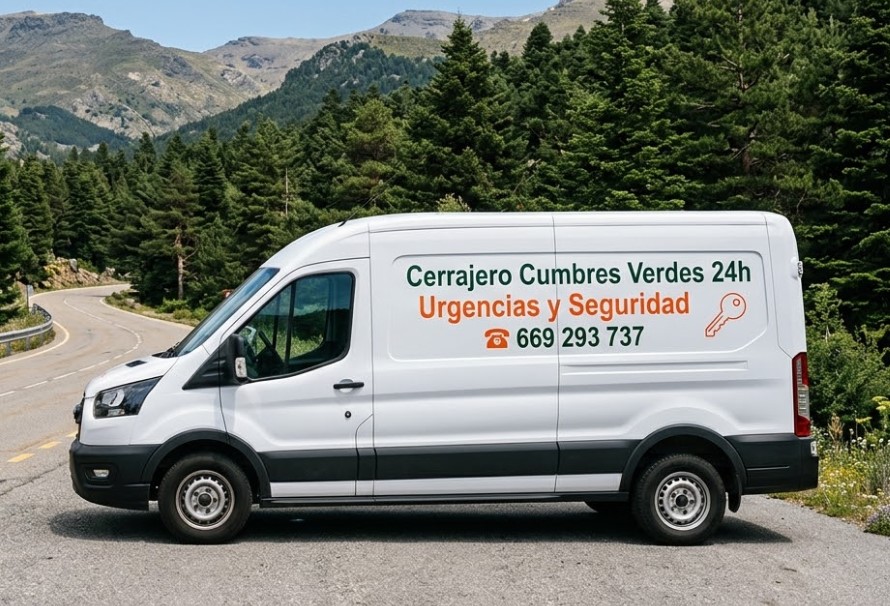 Furgoneta Cerrajero Cumbres Verdes Montaña